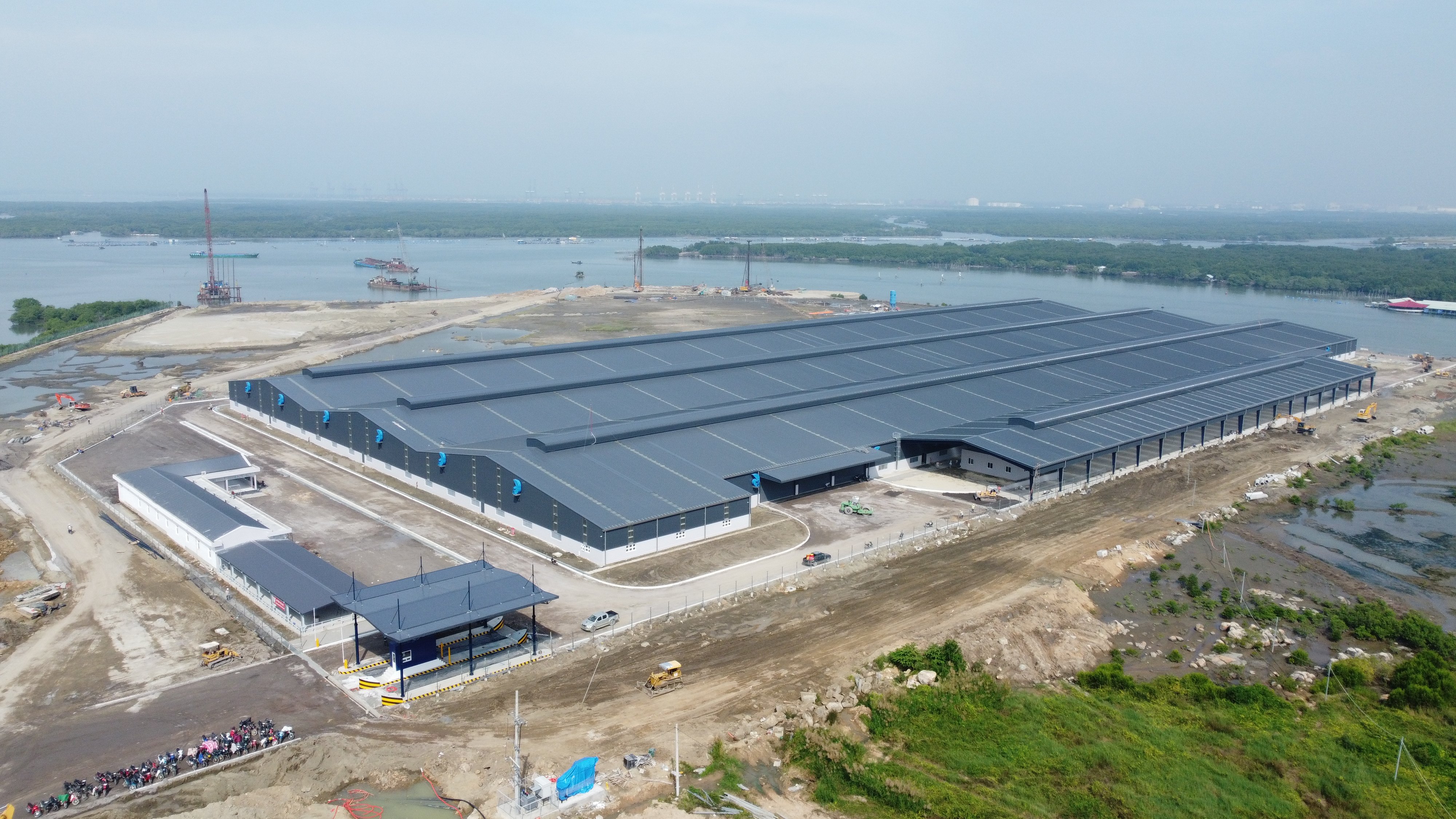 Xử Lý Nền Và Hạ Tầng Kho WH3 Cảng Quốc tế Long Sơn